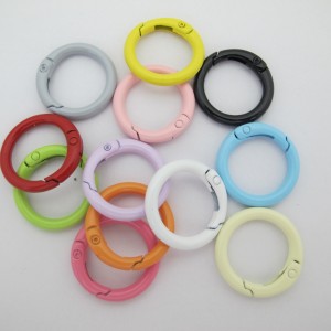 20 pcs Round metal key ring 25mm