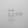 Lot of 124gm acrylic beads numbers +-850pcs