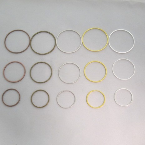 100 Anneaux intercalaires 20mm/25mm/30mm