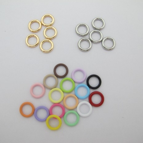 100 pcs Anneaux Fermé en métal