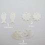 20 mother-of-pearl pendants