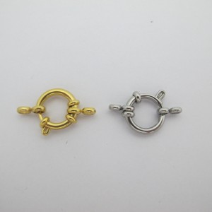 4 pcs Buckle spring clasp 14mm