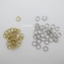Anneaux ouverts 1.2x8mm Acier inoxydable