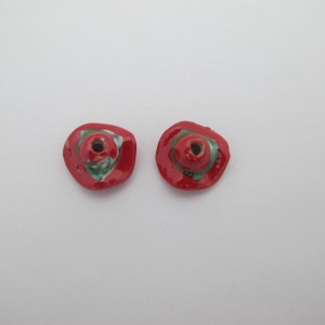 30 chapeau 8x15mm en Céramique