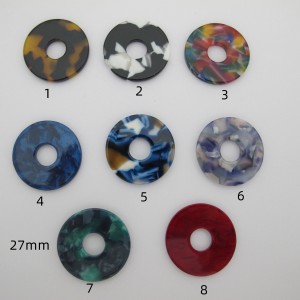 10 pcs Donut acetate 27mm
