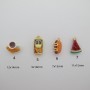 10 pcs pendentifs émaillé en zamac