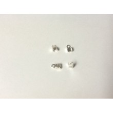 Silver lace clip tips