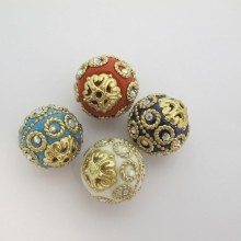 10 Handmade beads 20mm
