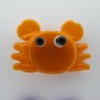 glass crab beads -10 pcs