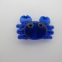 perles crabe en verre -10 pcs