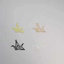 100 Paper Stamps Crane cut 20x18mm