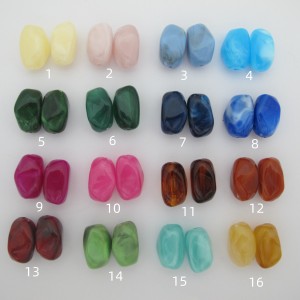 30 pcs Perles en acryliques