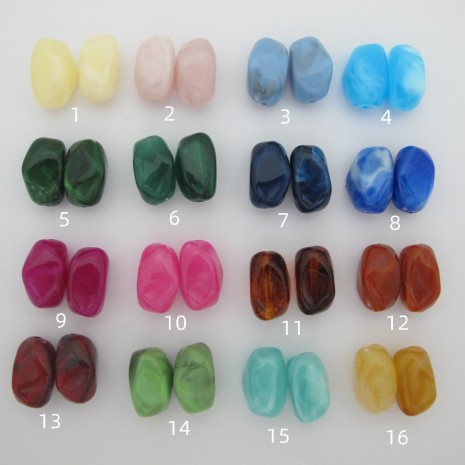 30 pcs Perles en acryliques