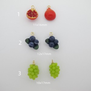 10 pcs Breloques en résine