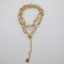 Collier ovale fil queue de rat 2mm en acier inoxydable 45+5cm