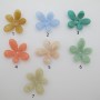 10 pcs fleurs acryliques