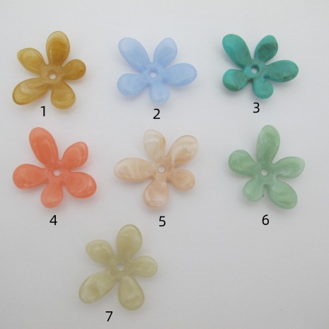 10 pcs acrylic flowers