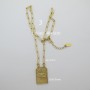 Stainless steel pendant necklace