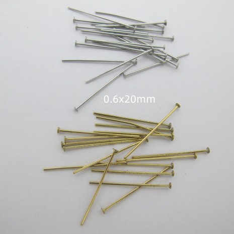 100 Stainless steel flat head nail 20mm