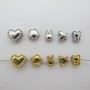 10 Stainless Steel Spacer Beads