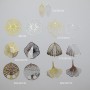 10 pcs laser cut pendants Stainless steel