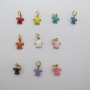 20pcs breloques tortue mini 5x6mmmm Acier Inoxydable
