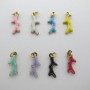 20pcs Coral charms 5x13mm Stainless steel