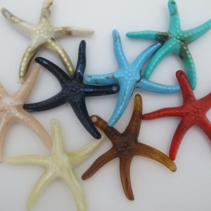 Pendentif Etoile de Mer en acryliques
