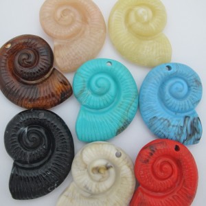 Acrylic shell pendant