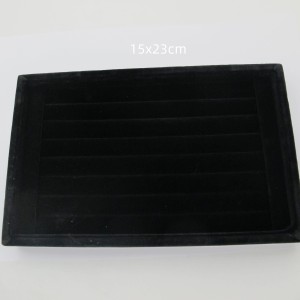 Velvet ring display stand 15x23cm