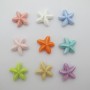 10 Ceramic starfish beads 19mm