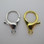 10 Attaches fermoirs mousquetons porte clé 35x25mm