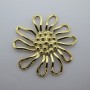 2 pcs tournesol 45mm en acier inoxydable