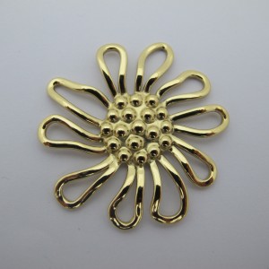 2 pcs tournesol 45mm en acier inoxydable