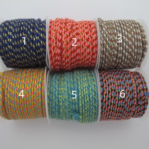 9 mètres Fil de nylon et coton tressé 2mm
