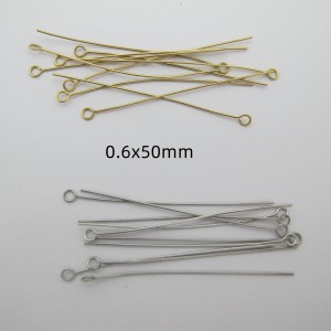 50 Round head stainless steel nails, 50 mm