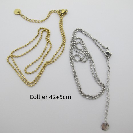 10pcs 1.60mm stainless steel ball chain necklace