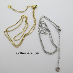 10pcs 1.60mm stainless steel ball chain necklace