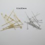 Clou tête ronde en acier inox 30mm