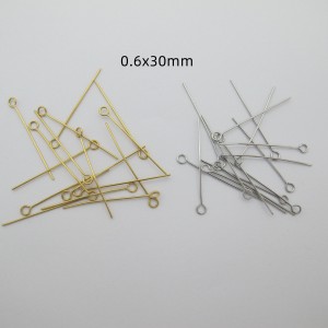 Clou tête ronde en acier inox 30mm