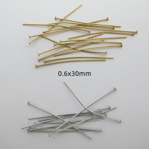 Clou tête plate en acier inox 30mm