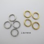 50 pcs Anneaux 14x2mm en acier inox