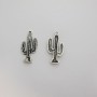 20 Breloques Métal cactus 33x16mm