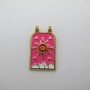 2 pcs Pendentif soleil 30x18mm en Acier Inoxydable