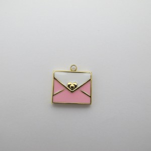 2 pcs Pendentif sac à main 13x13mm Acier Inoxydable