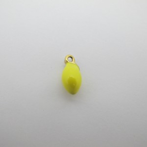 2 pcs lemon pendant 12x6mm Stainless Steel