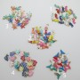 20 pcs enamelled stainless steel marine charms