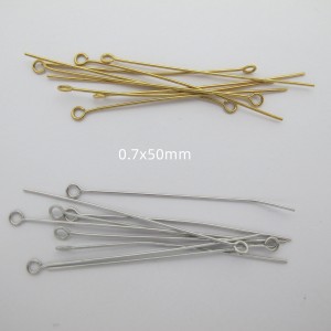 50 Clou tête ronde en acier inox 50mm