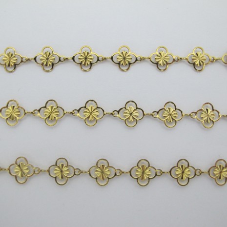 1 m stainless steel clover chain, 8 mm