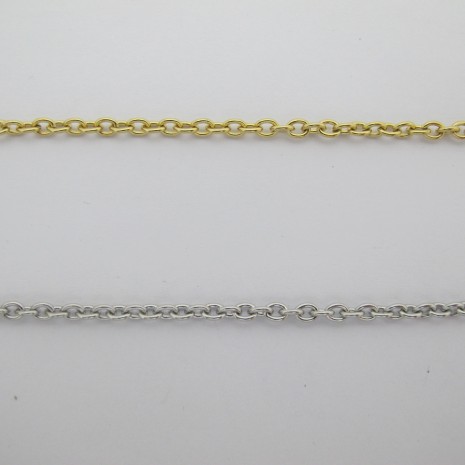 10 mts Chaîne 0.8x3x4mm en acier inoxydable